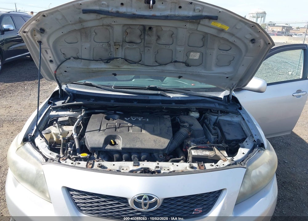 2009 TOYOTA COROLLA S VIN: 2T1BU40E29C122717
