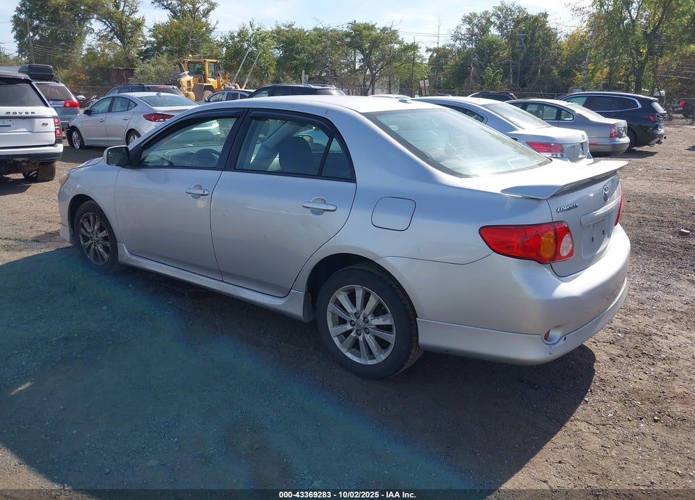 2009 TOYOTA COROLLA S VIN: 2T1BU40E29C122717
