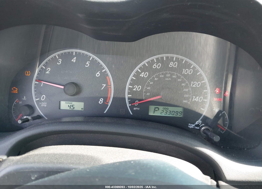 2009 TOYOTA COROLLA S VIN: 2T1BU40E29C122717