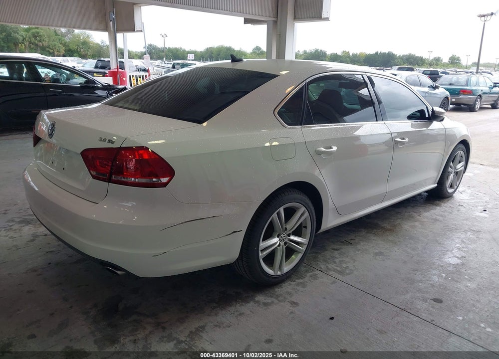 2012 VOLKSWAGEN PASSAT VIN: 1VWBM7A37CC046567