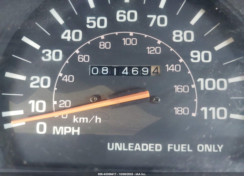 1986 TOYOTA PICKUP 1/2 TON RN50 VIN: JT4RN50R6G0109108