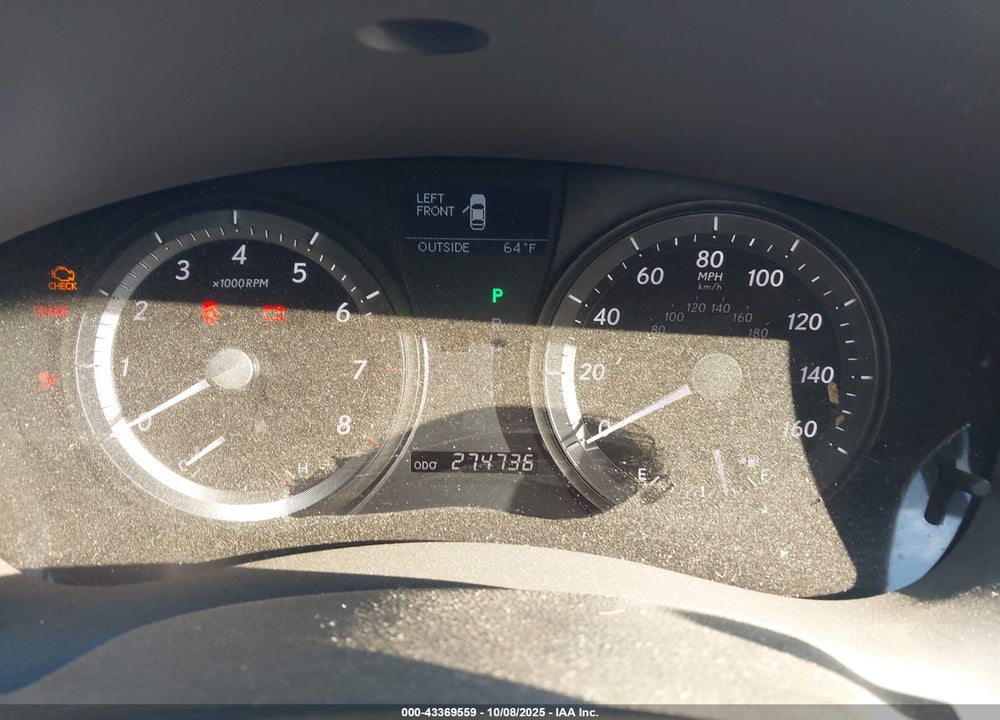 2007 LEXUS ES 350 VIN: JTHBJ46GX72136831