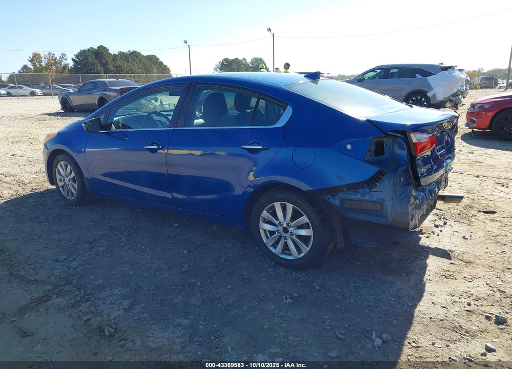 2014 KIA FORTE EX VIN: KNAFX4A87E5106390