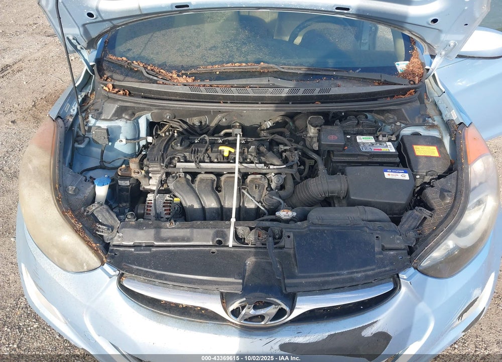 2013 HYUNDAI ELANTRA VIN: KMHDH4AE7DU522789