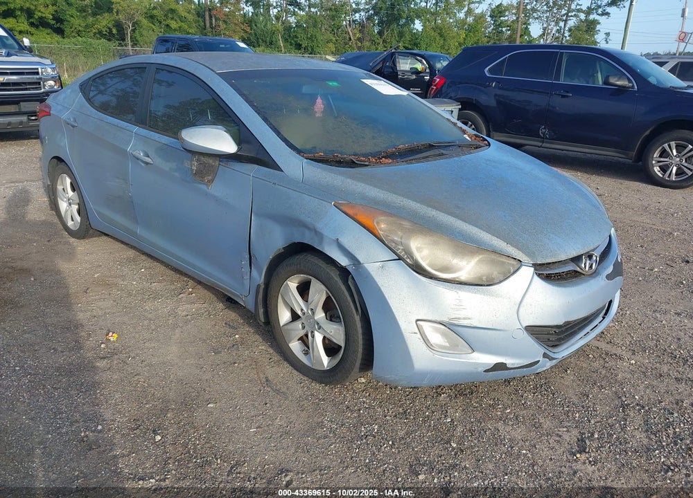 2013 HYUNDAI ELANTRA VIN: KMHDH4AE7DU522789