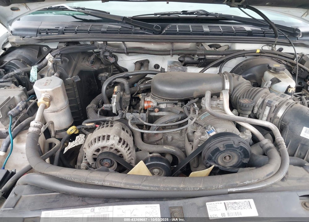 2003 CHEVROLET S-10 VIN: 1GCCS19X638196769