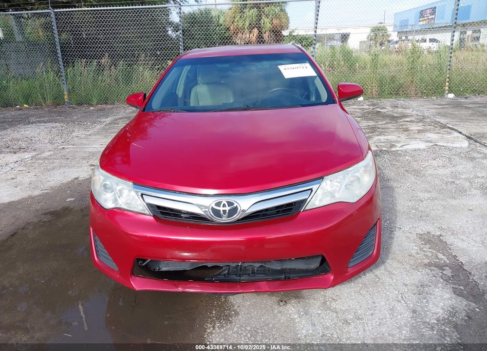 2013 TOYOTA CAMRY LE VIN: 4T1BF1FK6DU677182