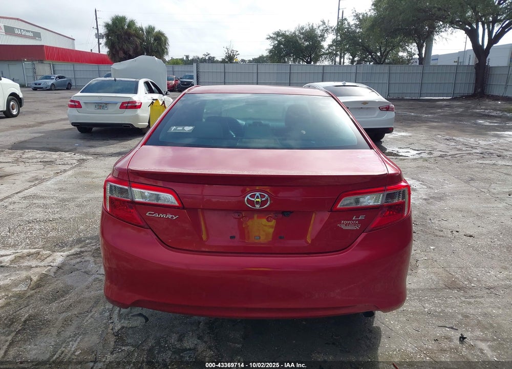 2013 TOYOTA CAMRY LE VIN: 4T1BF1FK6DU677182
