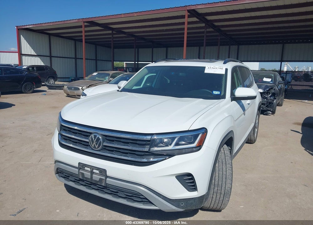 2021 VOLKSWAGEN ATLAS 3.6L V6 SE W/TECHNOLOGY VIN: 1V2JR2CA1MC591596