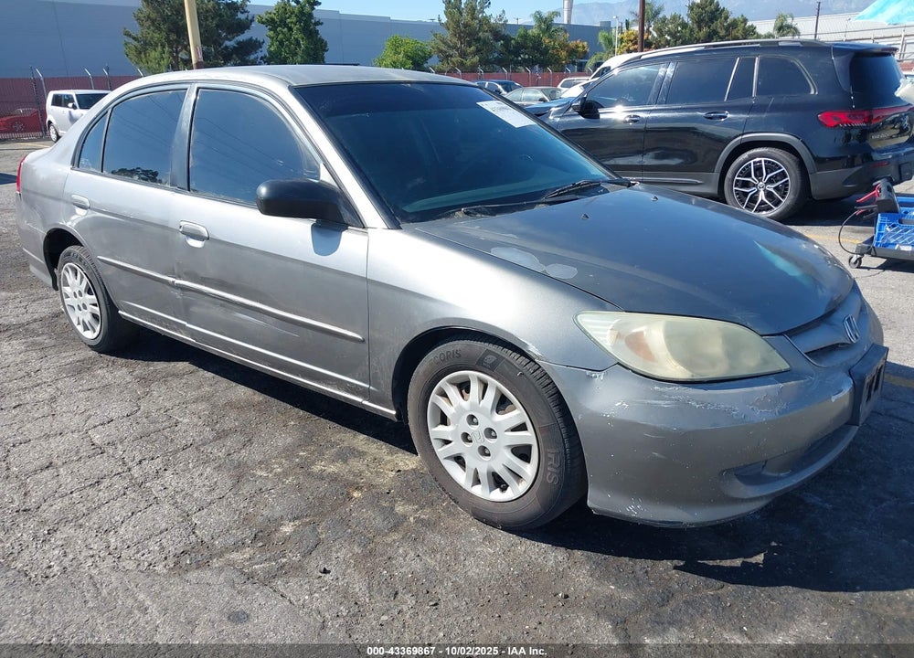 2004 HONDA CIVIC LX VIN: 2HGES16574H509577