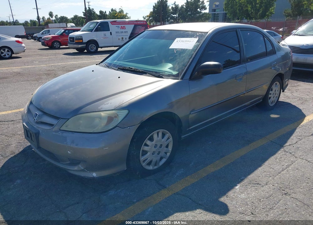 2004 HONDA CIVIC LX VIN: 2HGES16574H509577