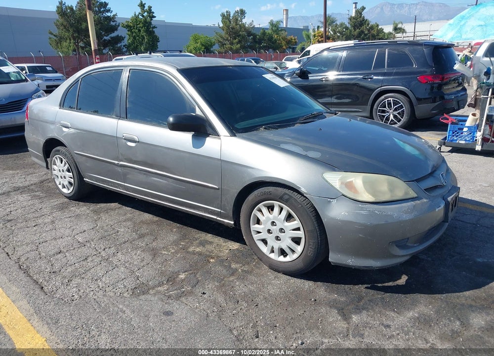 2004 HONDA CIVIC LX VIN: 2HGES16574H509577