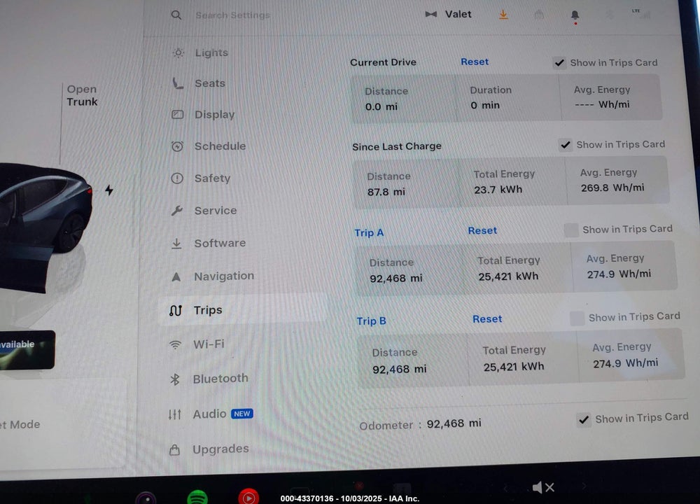 2024 TESLA MODEL 3 LONG RANGE DUAL MOTOR ALL-WHEEL DRIVE/REAR-WHEEL DRIVE VIN: 5YJ3E1EA5RF738526