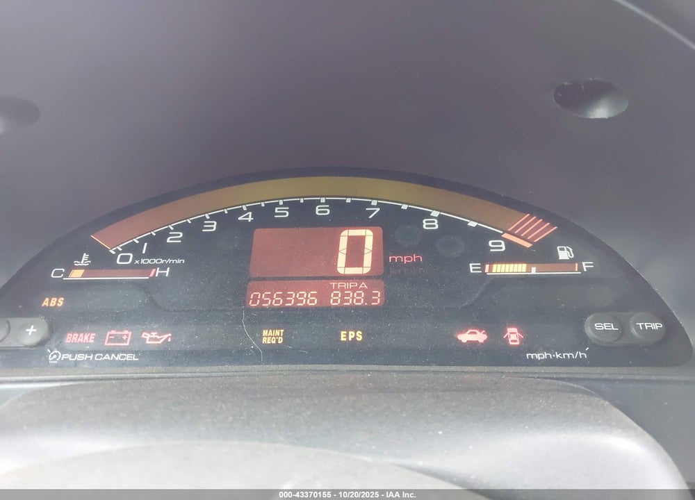 2000 HONDA S2000 VIN: JHMAP1148YT007990