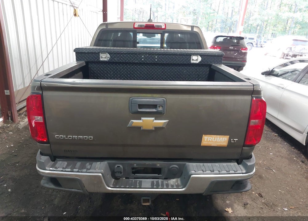 2015 CHEVROLET COLORADO LT VIN: 1GCGTBE39F1193921