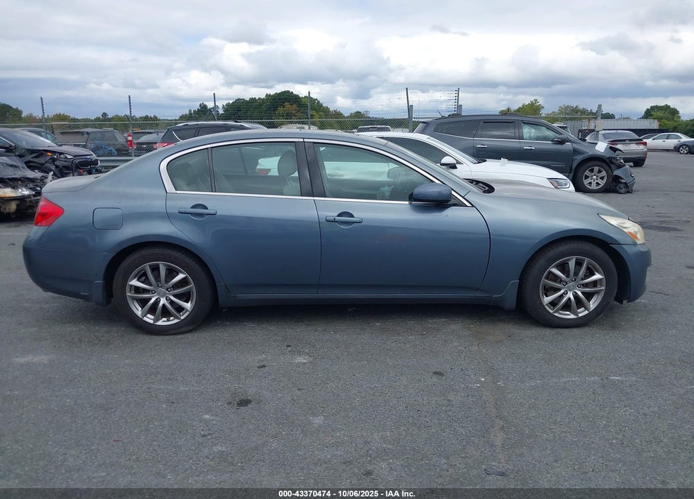 2007 INFINITI G35X VIN: JNKBV61F27M822980