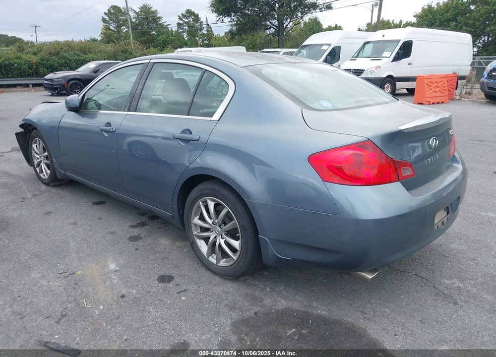 2007 INFINITI G35X VIN: JNKBV61F27M822980