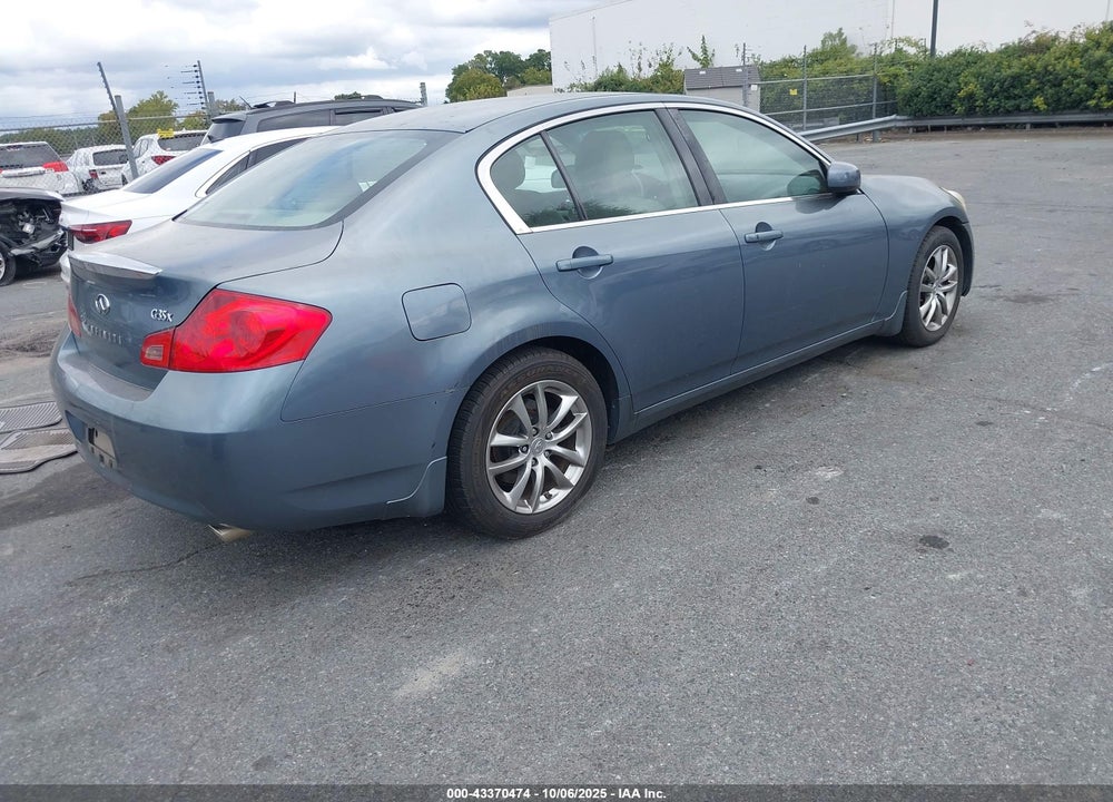 2007 INFINITI G35X VIN: JNKBV61F27M822980