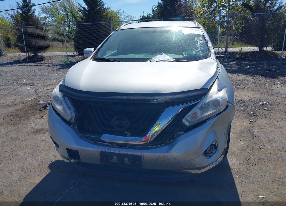 2017 NISSAN MURANO VIN: 5N1AZ2MH3HN157375