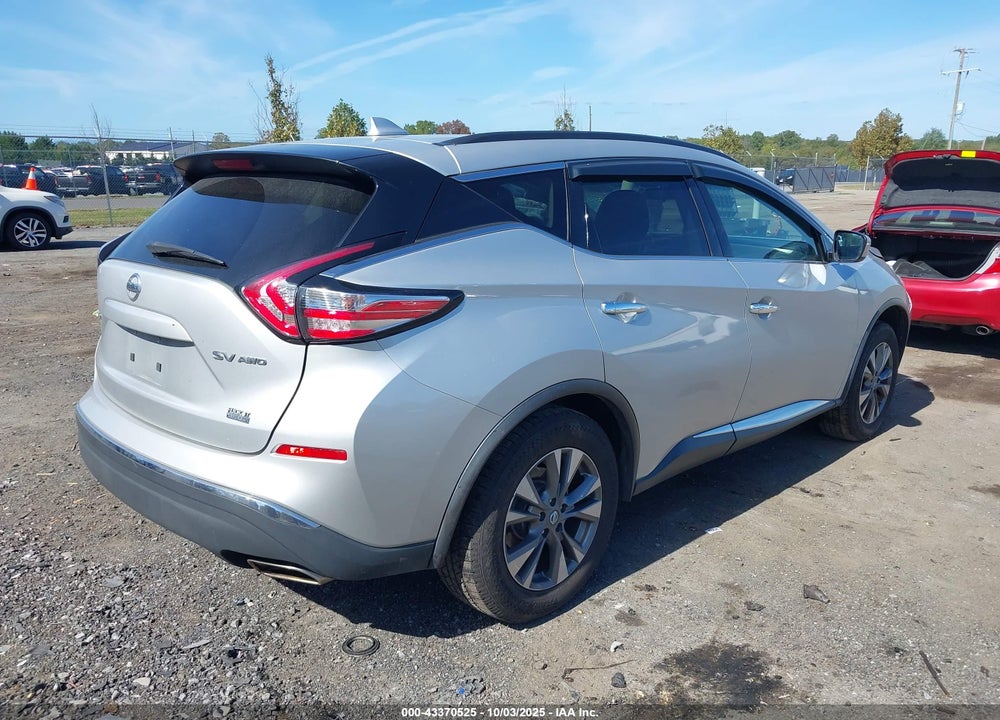 2017 NISSAN MURANO VIN: 5N1AZ2MH3HN157375