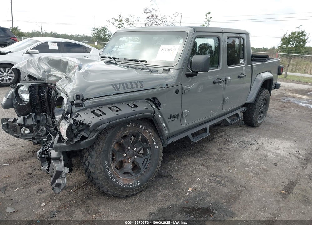 2021 JEEP GLADIATOR WILLYS 4X4 VIN: 1C6HJTAG1ML614953