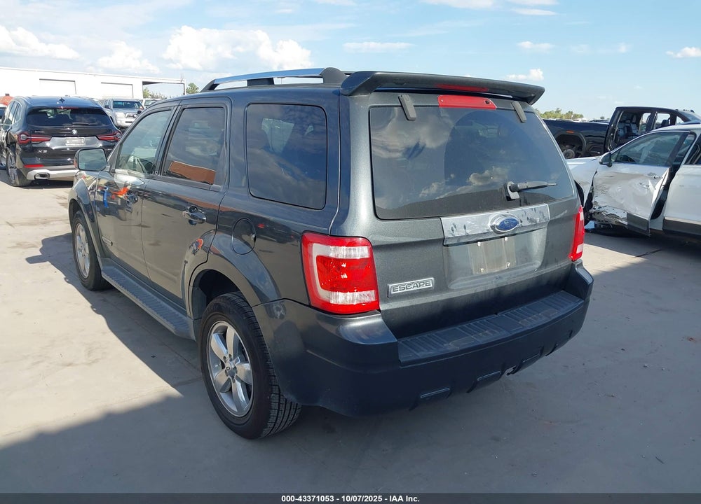 2008 FORD ESCAPE LIMITED VIN: 1FMCU04198KC45864