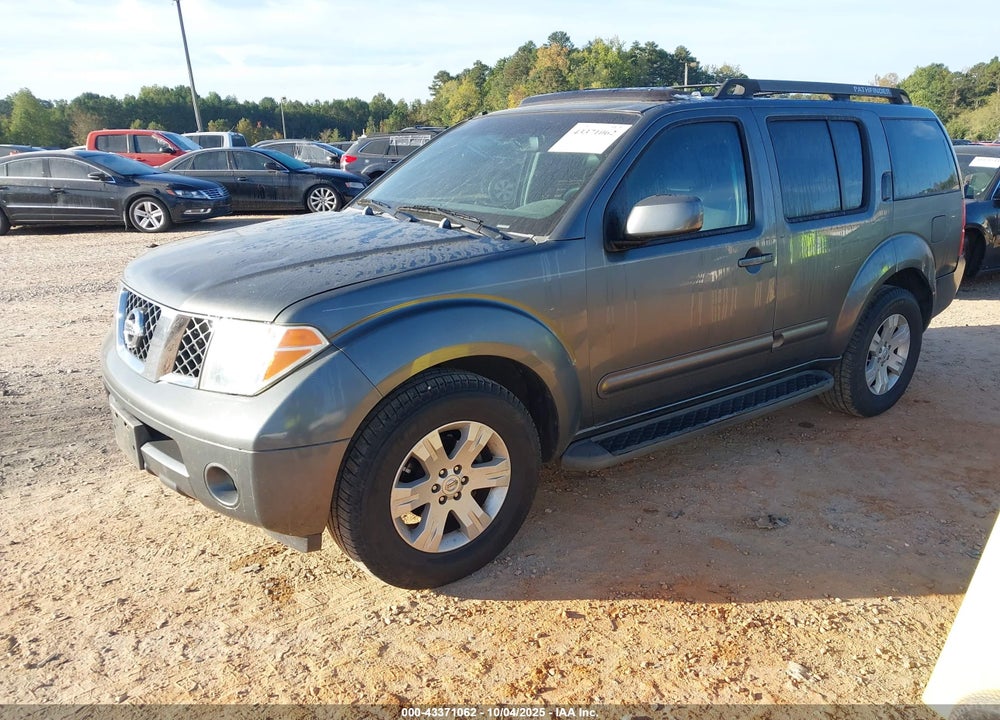 2007 NISSAN PATHFINDER LE VIN: 5N1AR18W07C626273
