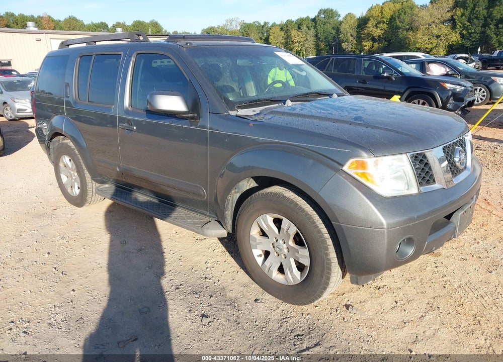 2007 NISSAN PATHFINDER LE VIN: 5N1AR18W07C626273