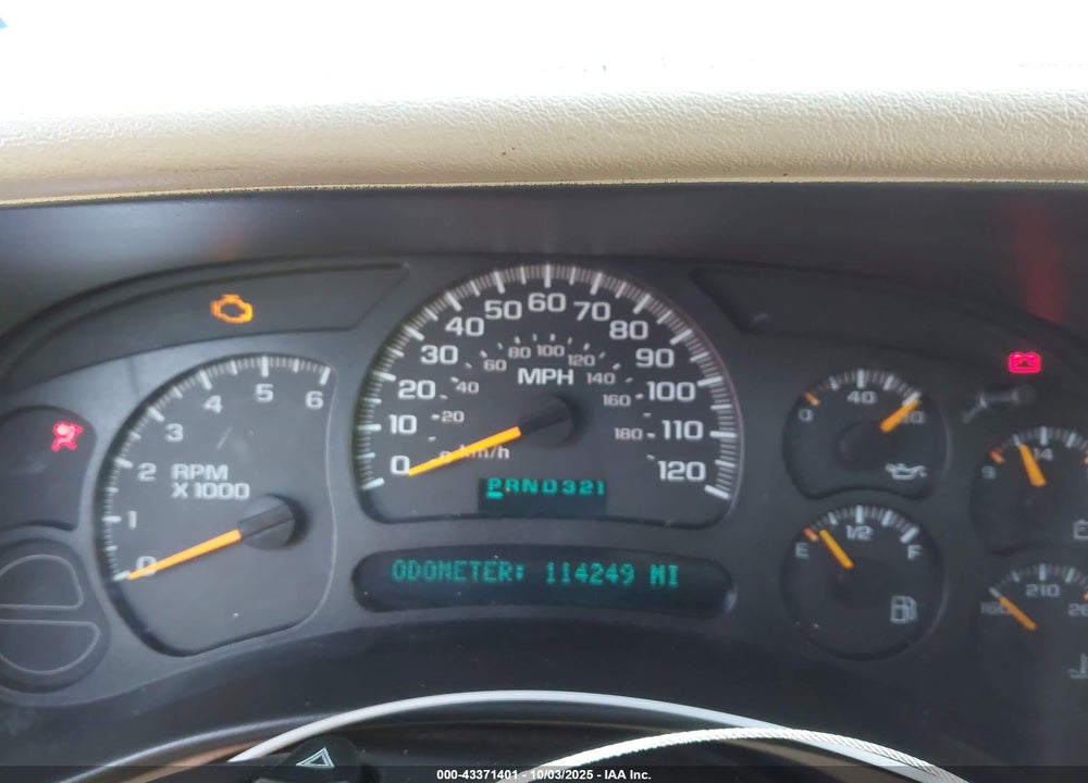 2003 CHEVROLET TAHOE LT VIN: 1GNEC13Z63R231084