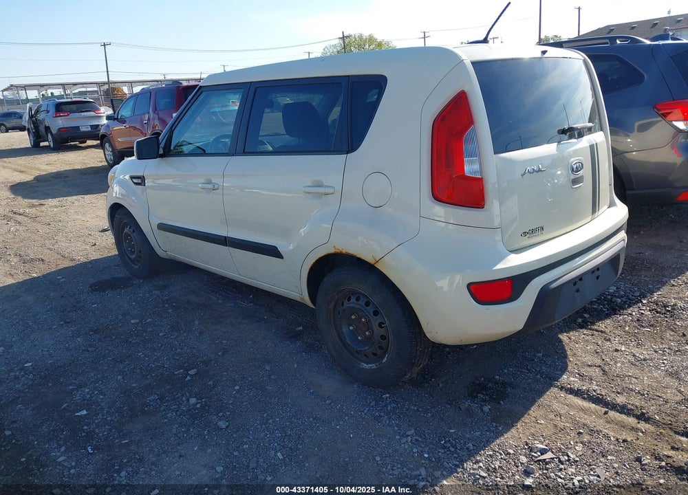 2012 KIA SOUL VIN: KNDJT2A54C7395300