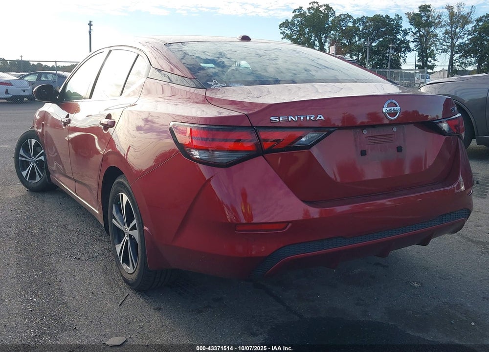 2021 NISSAN SENTRA SV XTRONIC CVT VIN: 3N1AB8CV8MY209960