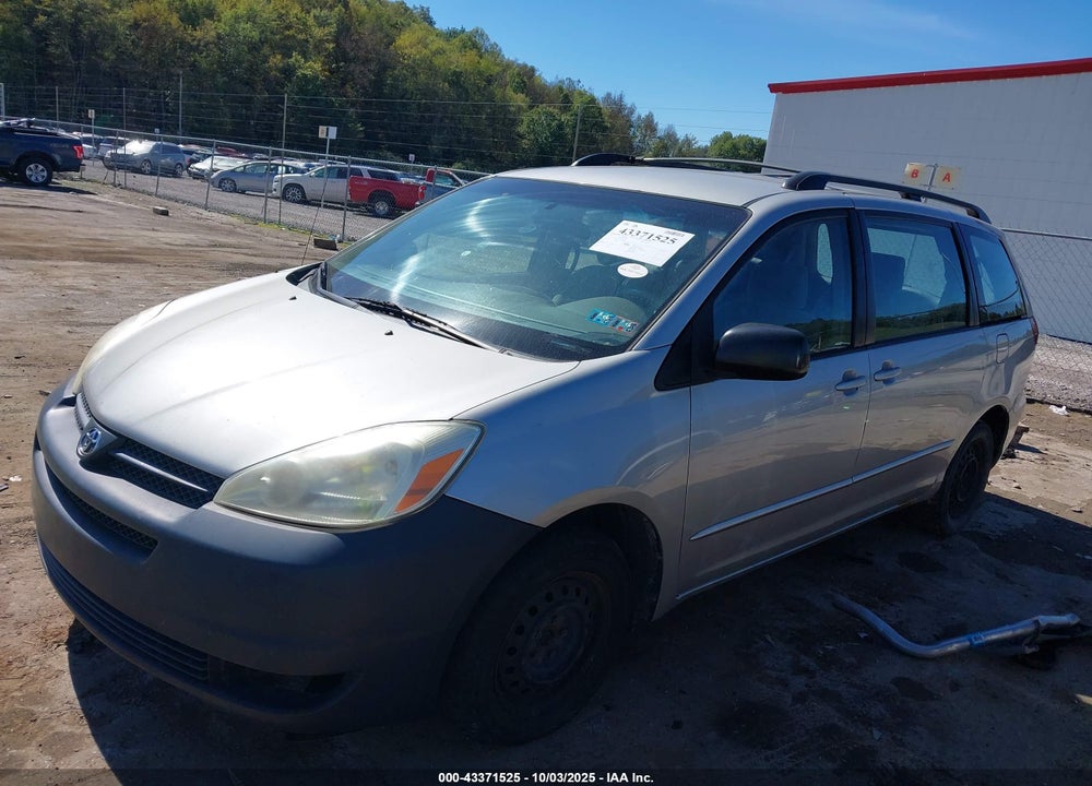 2005 TOYOTA SIENNA CE VIN: 5TDZA23C95S356943