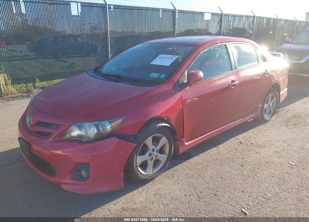 2012 TOYOTA COROLLA VIN: 2T1BU4EE6CC881581