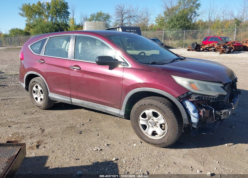 2015 HONDA CR-V LX VIN: 5J6RM4H33FL124234