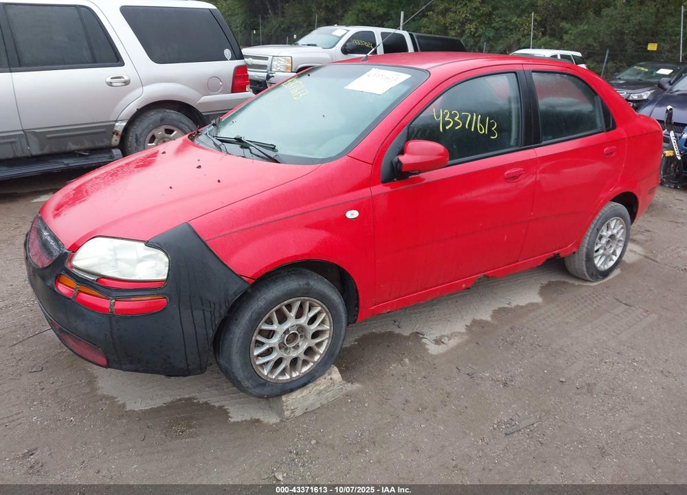 2006 CHEVROLET AVEO LS VIN: KL1TD56636B547987