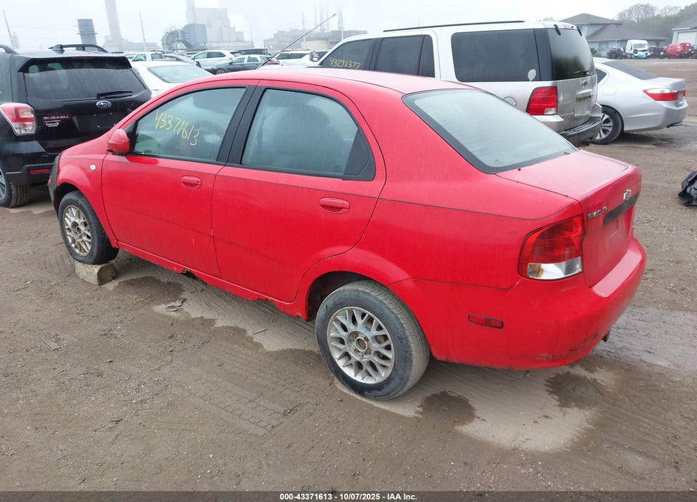 2006 CHEVROLET AVEO LS VIN: KL1TD56636B547987