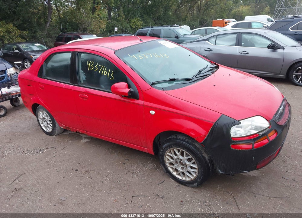 2006 CHEVROLET AVEO LS VIN: KL1TD56636B547987