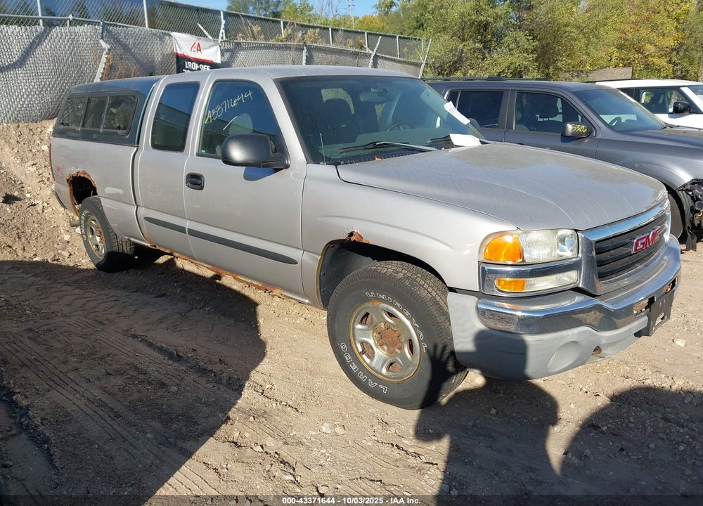 2004 GMC SIERRA 1500 VIN: 2GTEK19T341333001