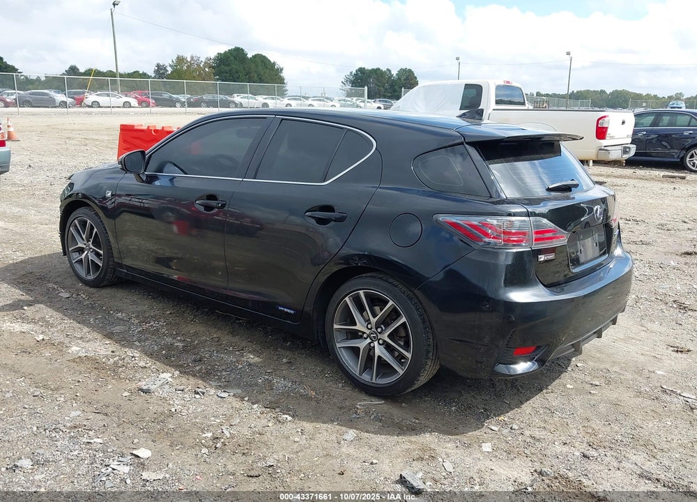 2016 LEXUS CT 200H VIN: JTHKD5BH6G2263698