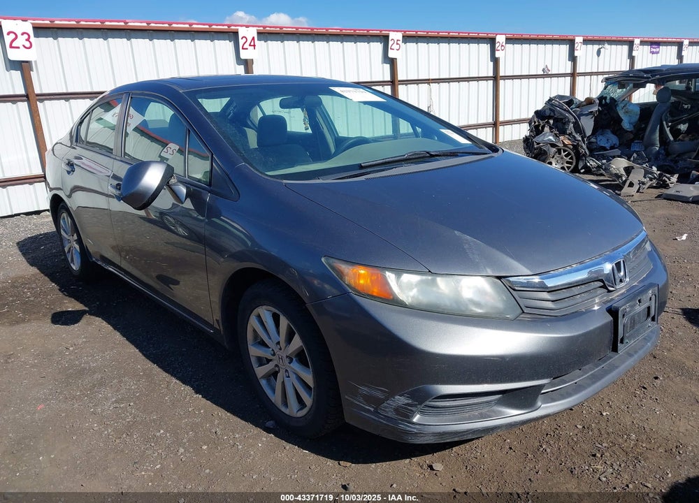 2012 HONDA CIVIC EX VIN: 19XFB2F86CE333604