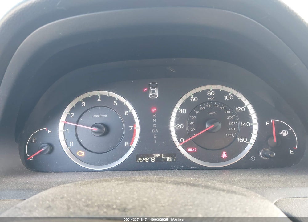 2009 HONDA ACCORD VIN: 1HGCP26469A012743