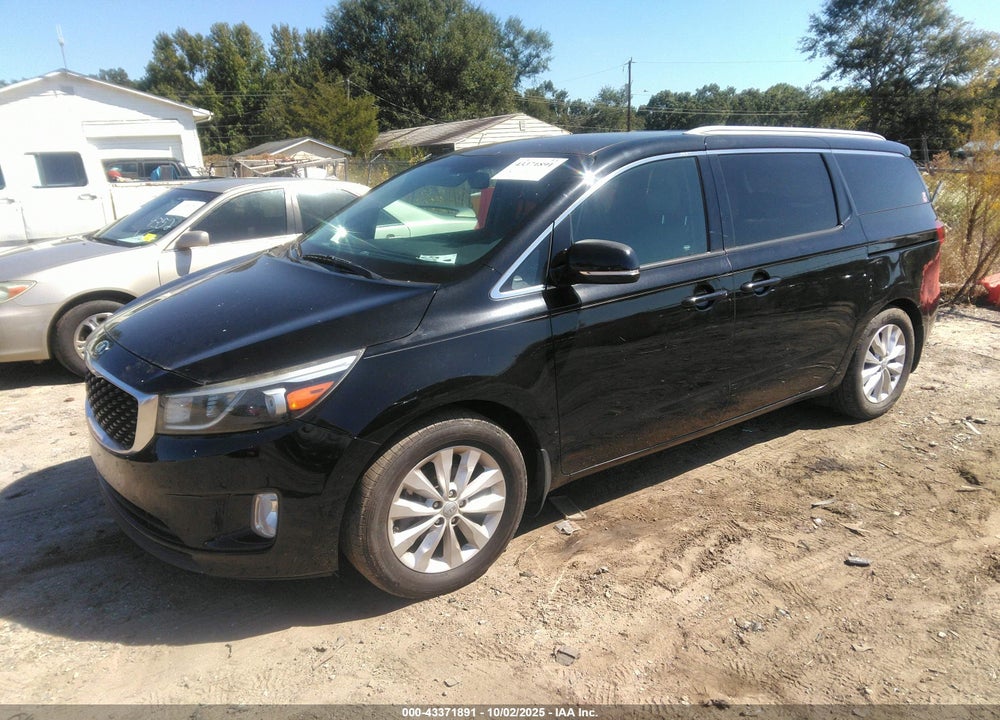 2017 KIA SEDONA EX VIN: KNDMC5C1XH6274714