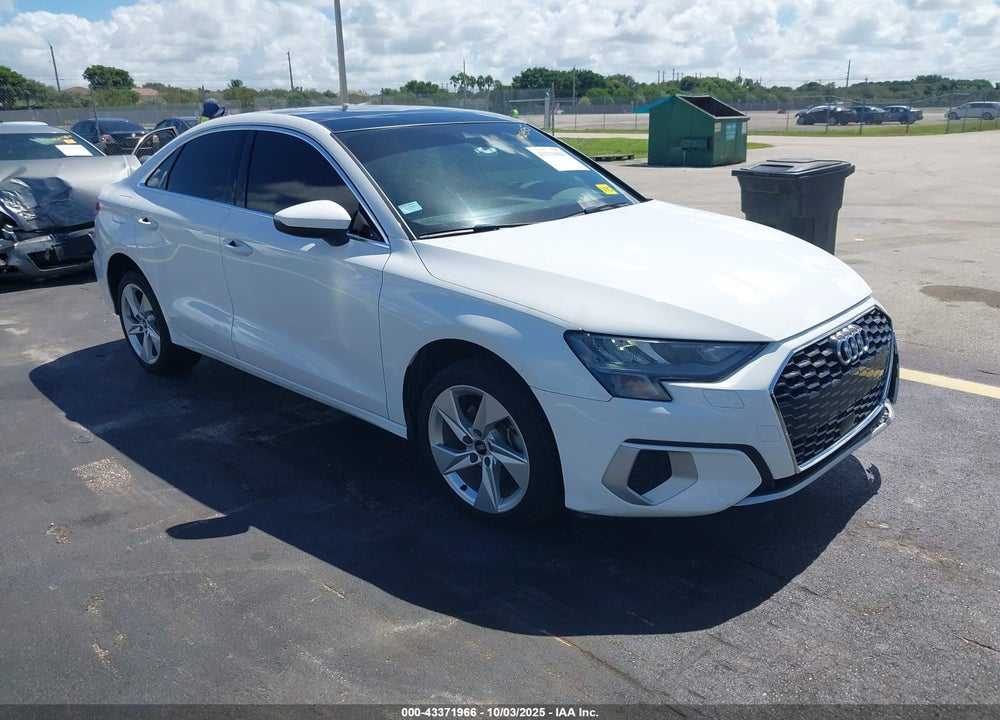 2022 AUDI A3 PREMIUM 40 TFSI FRONT-WHEEL DRIVE S TRONIC VIN: WAUAUDGY8NA026355
