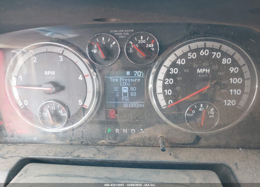 2011 RAM 2500 ST VIN: 3D7UT2CL2BG551951