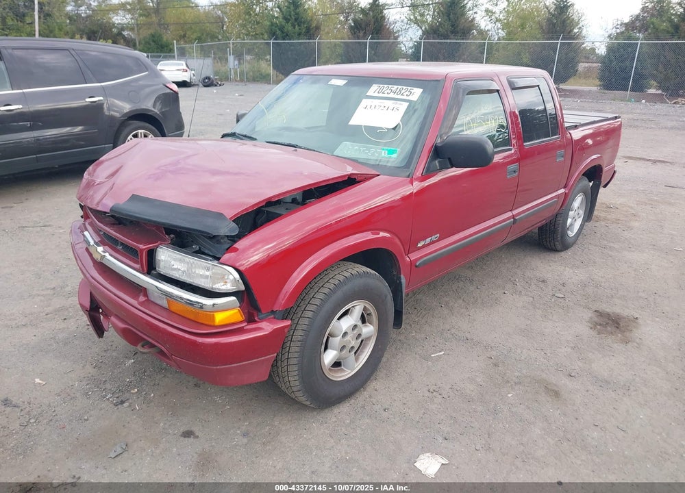 2003 CHEVROLET S-10 LS VIN: 1GCDT13X53K137290