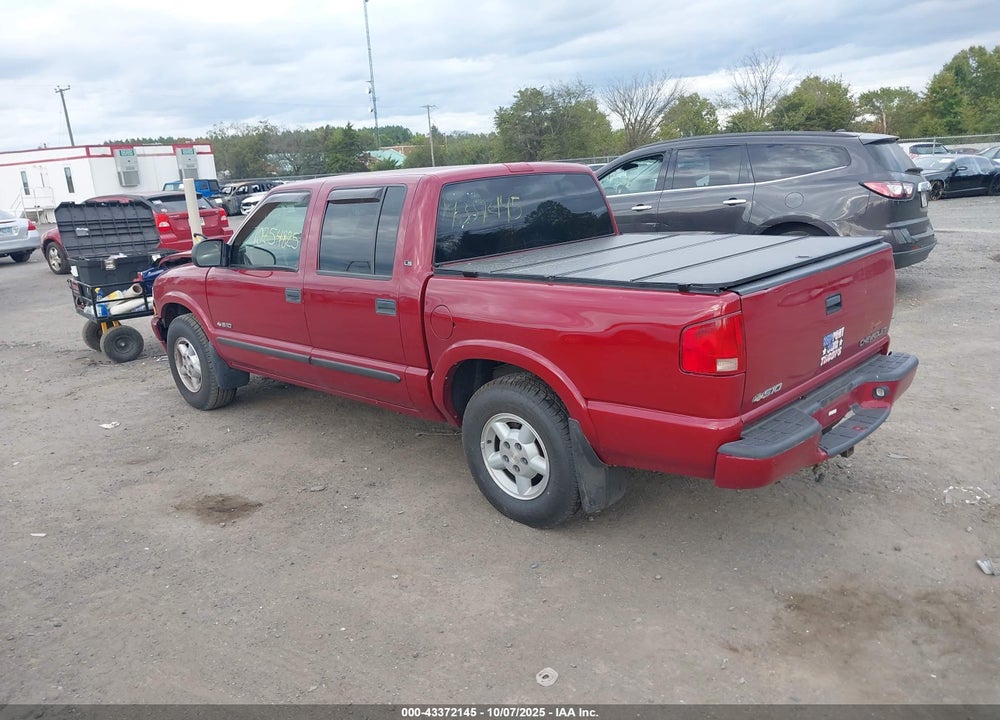 2003 CHEVROLET S-10 LS VIN: 1GCDT13X53K137290