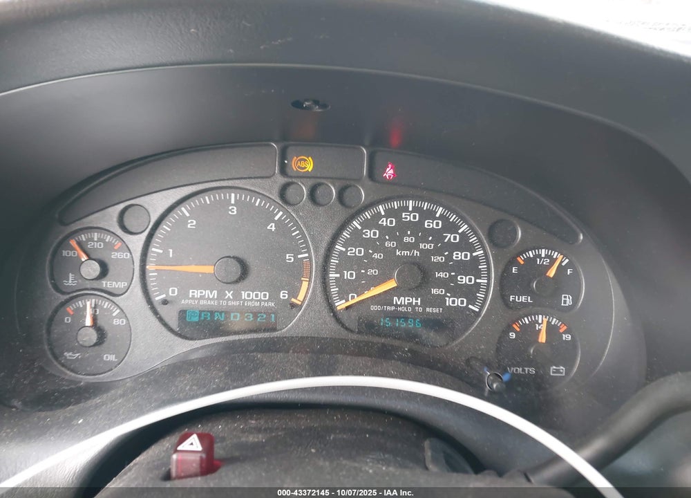 2003 CHEVROLET S-10 LS VIN: 1GCDT13X53K137290