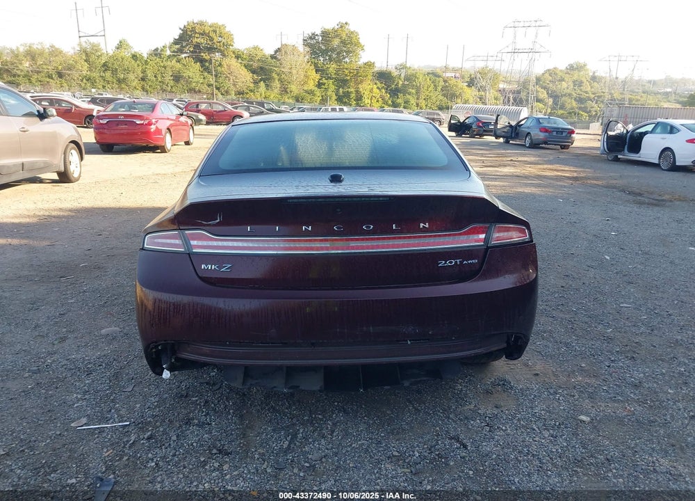 2017 LINCOLN MKZ RESERVE VIN: 3LN6L5F91HR662536