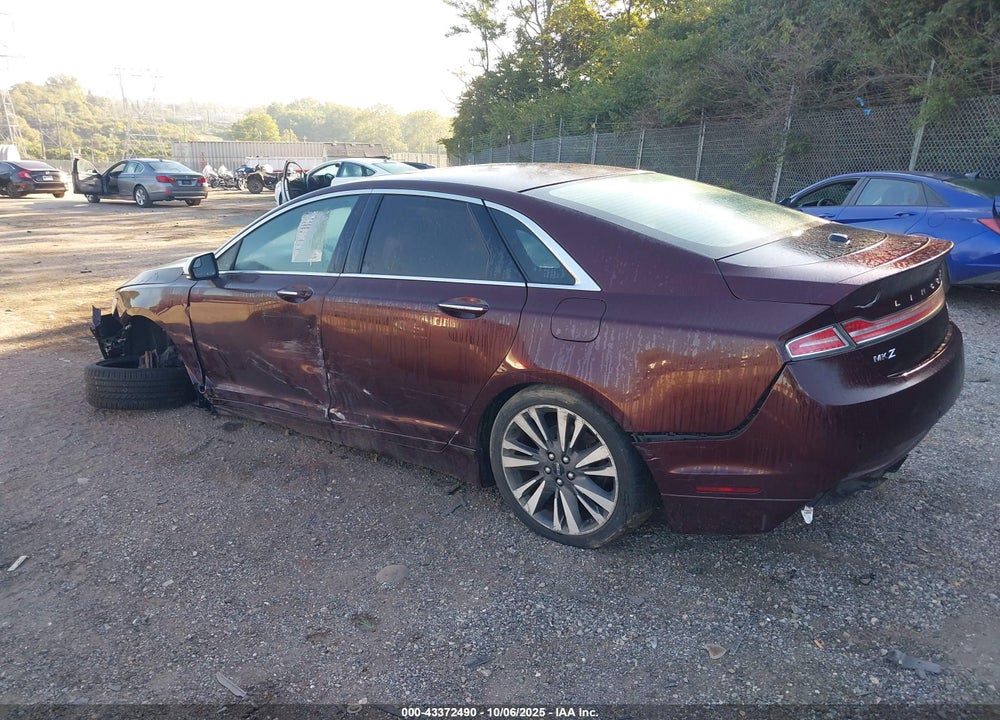 2017 LINCOLN MKZ RESERVE VIN: 3LN6L5F91HR662536