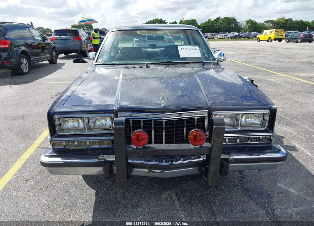 1986 DODGE DIPLOMAT SALON VIN: 1B3BG26P4GX539728